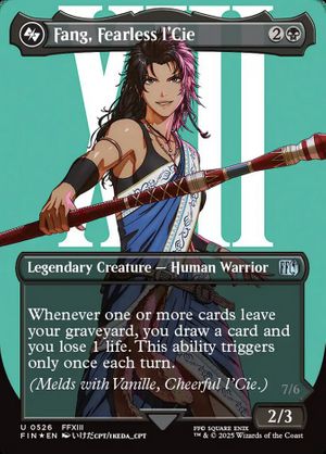 Fang, Fearless l'Cie (Final Fantasy - Borderless Surge Foil)