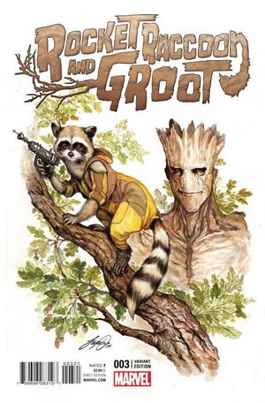 Rocket Raccoon and Groot #3 (Oum Variant)