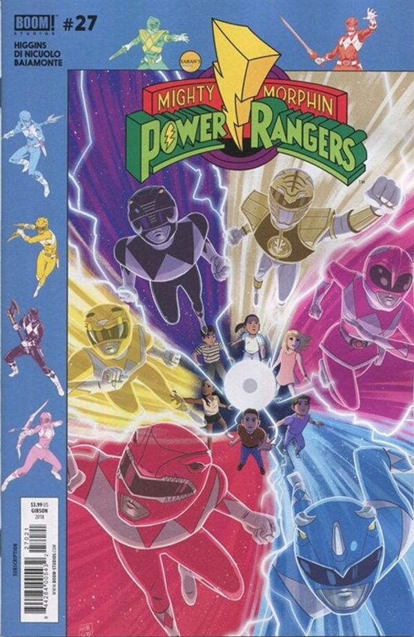 Mighty Morphin Power Rangers #27 (Subscription Gibson Variant Sg)
