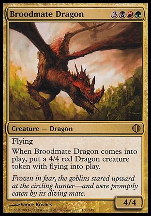 Broodmate Dragon (Shards of Alara) Trading Card