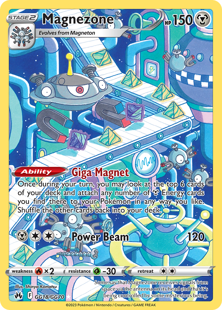 Magnezone (GG18) - Crown Zenith Galarian Gallery Pokémon Card