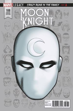 Moon Knight #188 (Mckone Legacy Headshot Variant Leg)