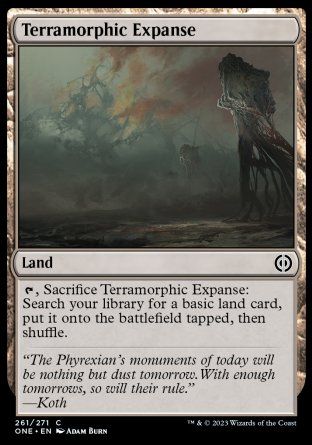 Terramorphic Expanse (Phyrexia: All Will Be One) Trading Card