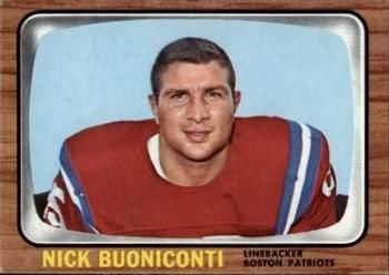 Nick Buoniconti 1966 Topps #3 Sports Card