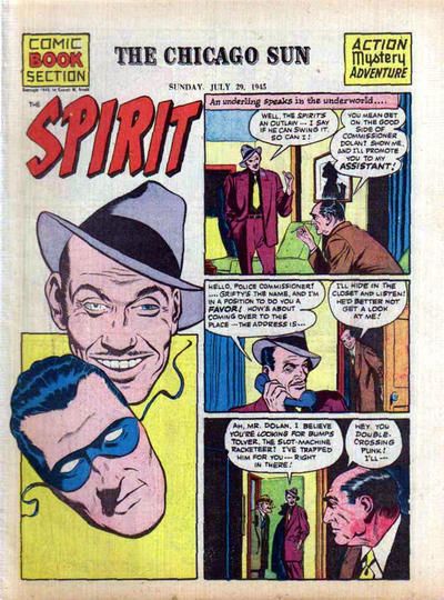 Spirit Section #7/29/1945 Comic