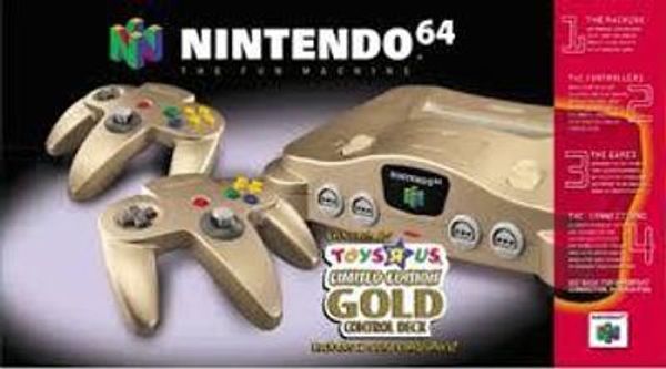 Nintendo 64 gold clearance edition