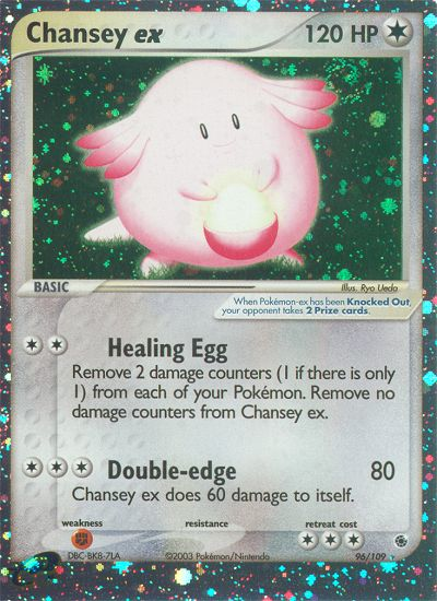 Chansey ex (96/109) - Ruby & Sapphire Pokémon Card