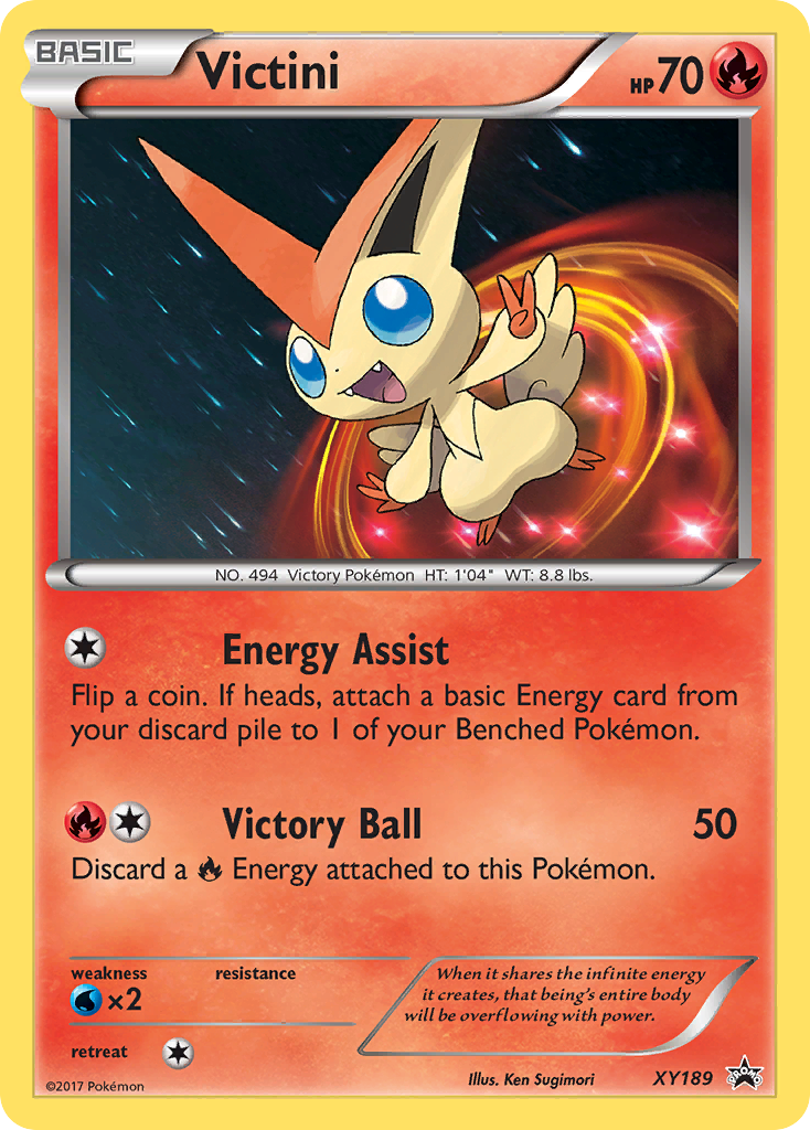 Victini (XY189) - XY Black Star Promos Pokémon Card