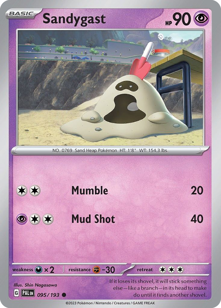 Sandygast (95/193) - Paldea Evolved Pokémon Card