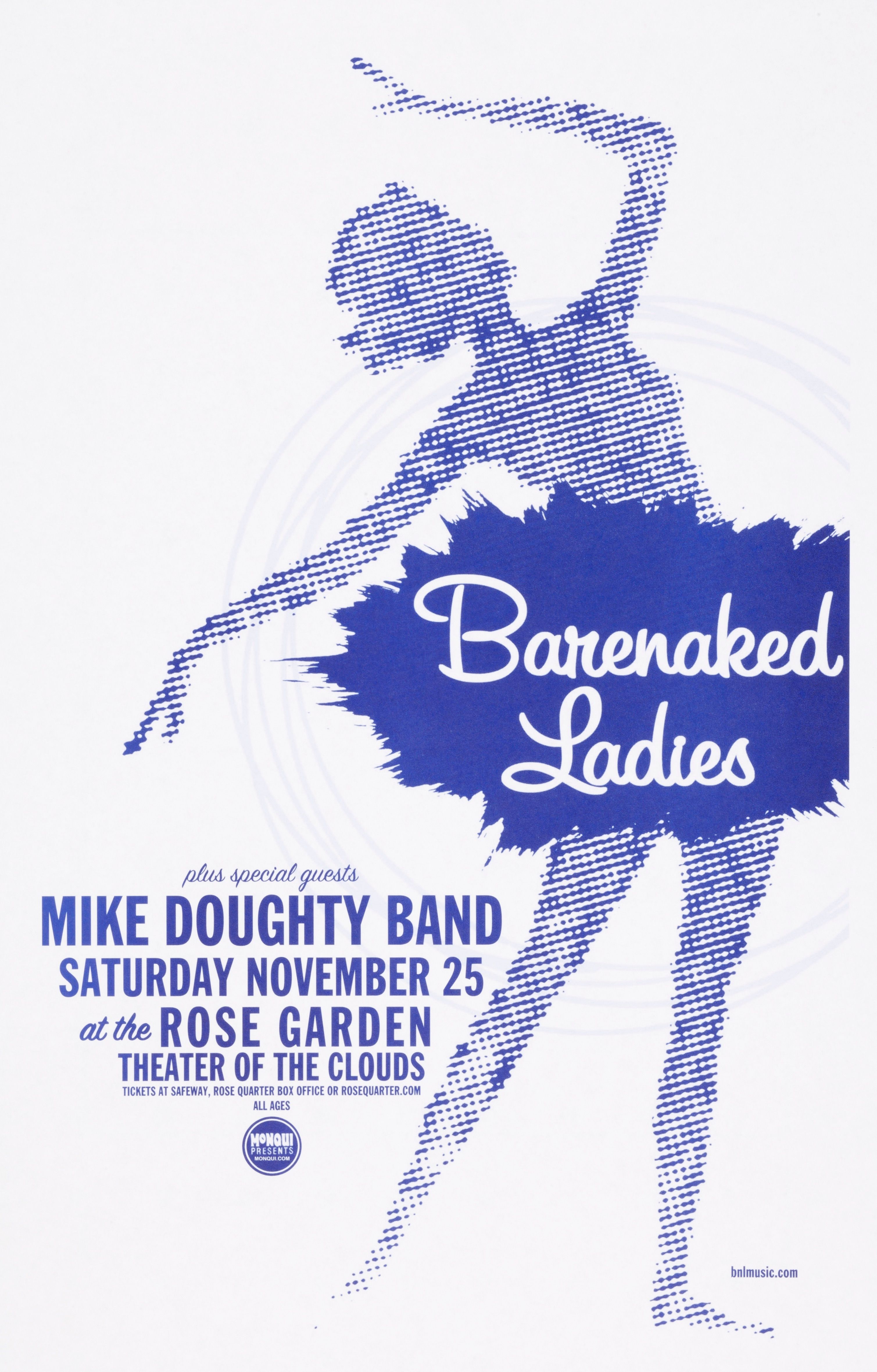 MXP-219.4 Barenaked Ladies 2006 Rose Garden Arena  Nov 25 Concert Poster