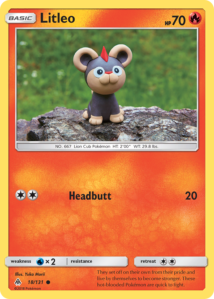 Litleo (18/131) - Forbidden Light Pokémon Card