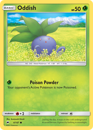 Oddish (4/147) - Burning Shadows