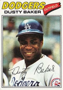  1982 Topps Baseball Card #375 Dusty Baker