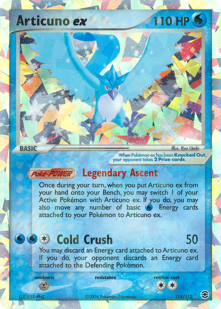 Articuno ex (114/112) - FireRed & LeafGreen Pokémon Card