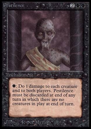 Pestilence (Alpha) Trading Card