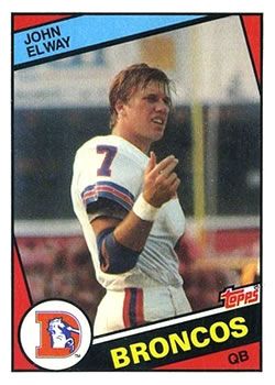 John Elway 1984 Topps #63 Sports Card