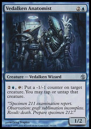 Vedalken Anatomist (Mirrodin Besieged) Trading Card