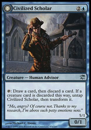 Civilized Scholar (Innistrad) Trading Card