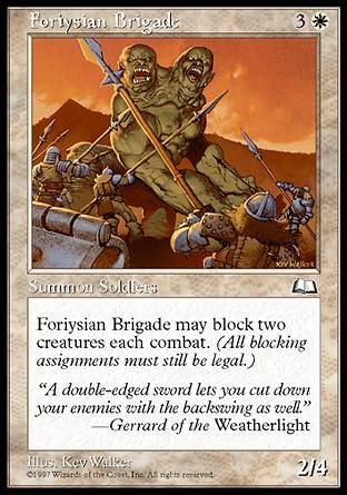 Foriysian Brigade (Weatherlight) Trading Card