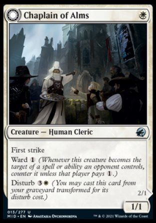 Chaplain of Alms (Innistrad: Midnight Hunt) Trading Card