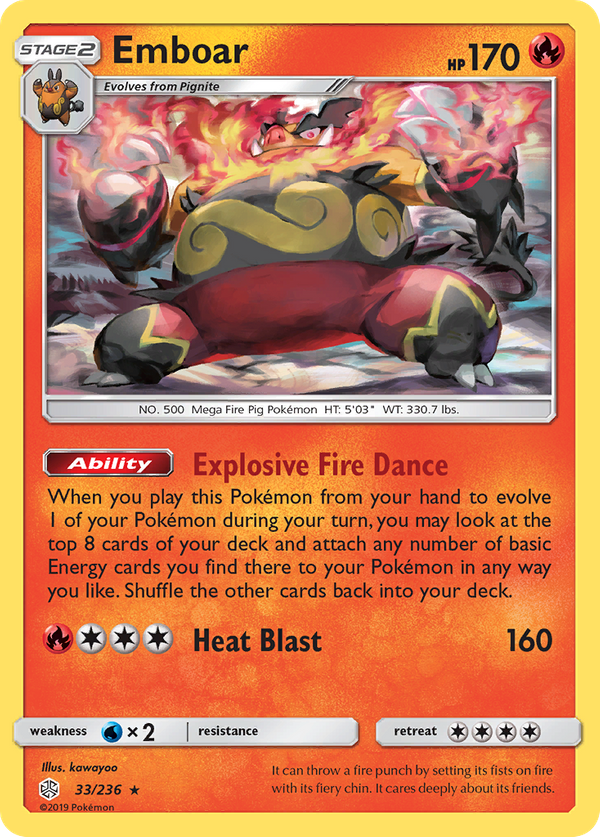 Emboar (33/236) - Cosmic Eclipse