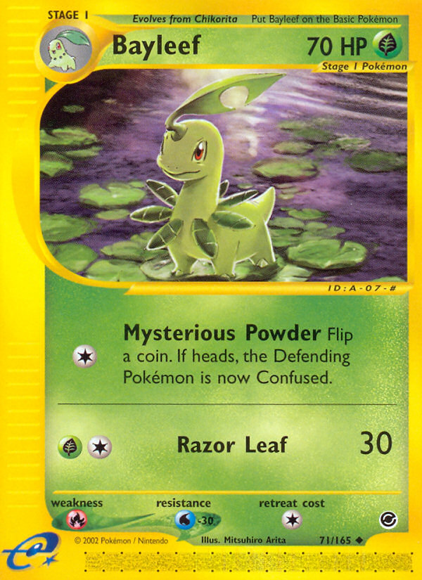 Bayleef (71/165) - Expedition Base Set Pokémon Card