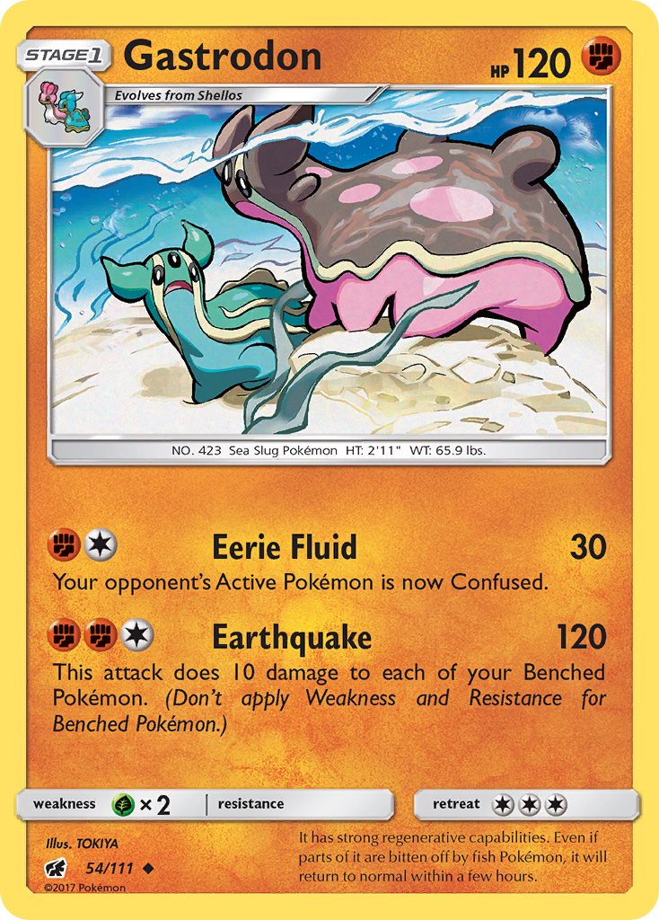 Gastrodon (54/111) - Crimson Invasion Pokémon Card