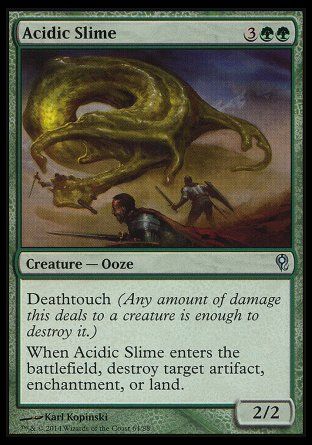 Acidic Slime (Jace vs. Vraska) Trading Card