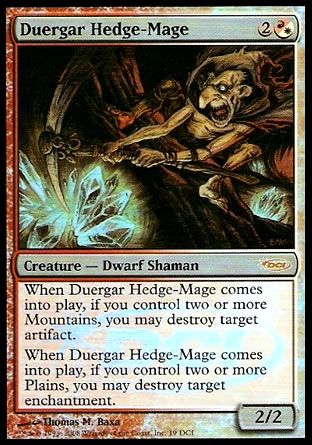 Duergar Hedge-Mage (Gateway) Trading Card