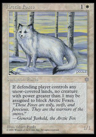 Arctic Foxes (Ice Age) Trading Card