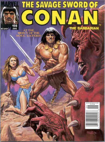 The Savage Sword of Conan #198 Comic