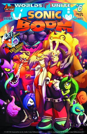 Sonic Boom #9 (Evil Friends Forever Variant Cover)