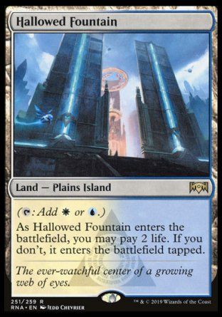 Hallowed Fountain (Ravnica Allegiance) Trading Card