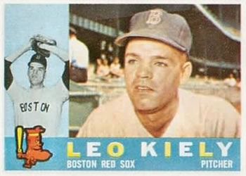 Leo Kiely 1960 Topps #94 Sports Card