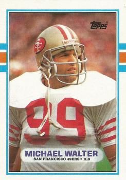 Michael Walter 1989 Topps #14 Sports Card