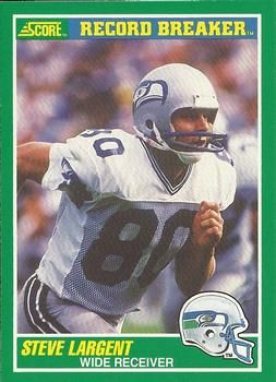 Steve Largent 1989 Score #327 Sports Card