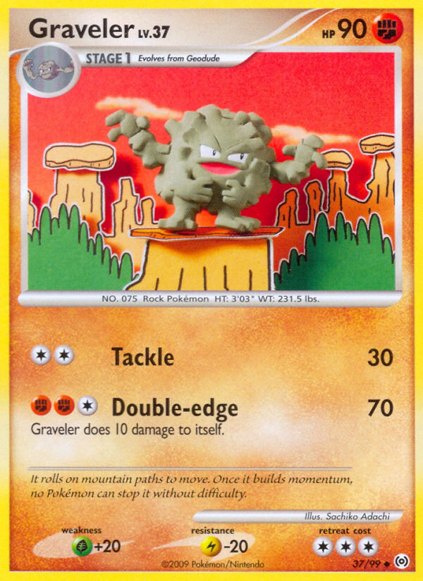 Graveler (37/99) - Arceus Pokémon Card