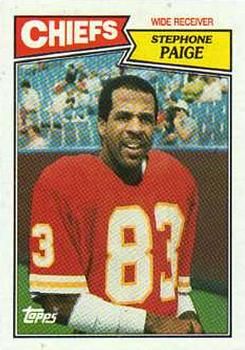 Stephone Paige 1987 Topps #162 Sports Card