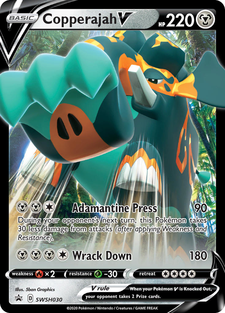 Copperajah V (SWSH030) - SWSH Black Star Promos Pokémon Card