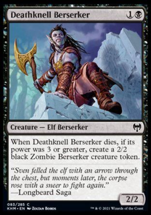 Deathknell Berserker (Kaldheim) Trading Card