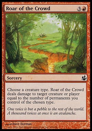 Roar of the Crowd (Morningtide) Trading Card