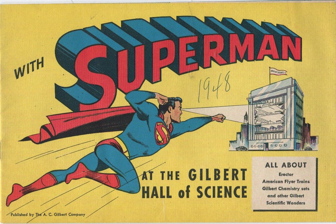 Superman at the Gilbert Hall of Science #nn Comic