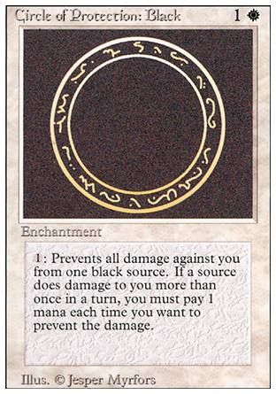 Circle of Protection: Black (Revised Edition) Trading Card