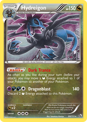 Hydreigon (99/113) - Legendary Treasures (Reverse Holo)