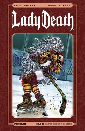 Lady Death  #25 (Sexy Sport Hockey Cover)