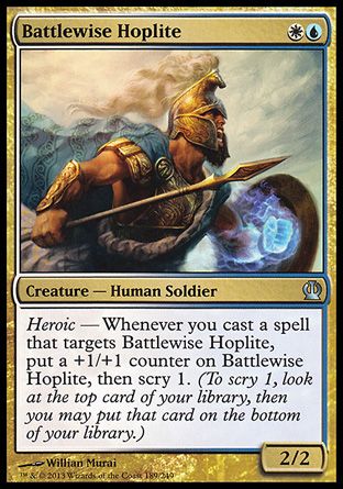 Battlewise Hoplite (Theros) Trading Card