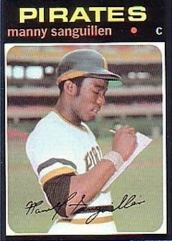  1969 Topps # 509 Manny Sanguillen Pittsburgh Pirates