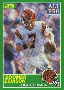 Boomer Esiason 1989 Score #298 Sports Card