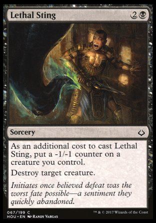 Lethal Sting (Hour of Devastation) Trading Card