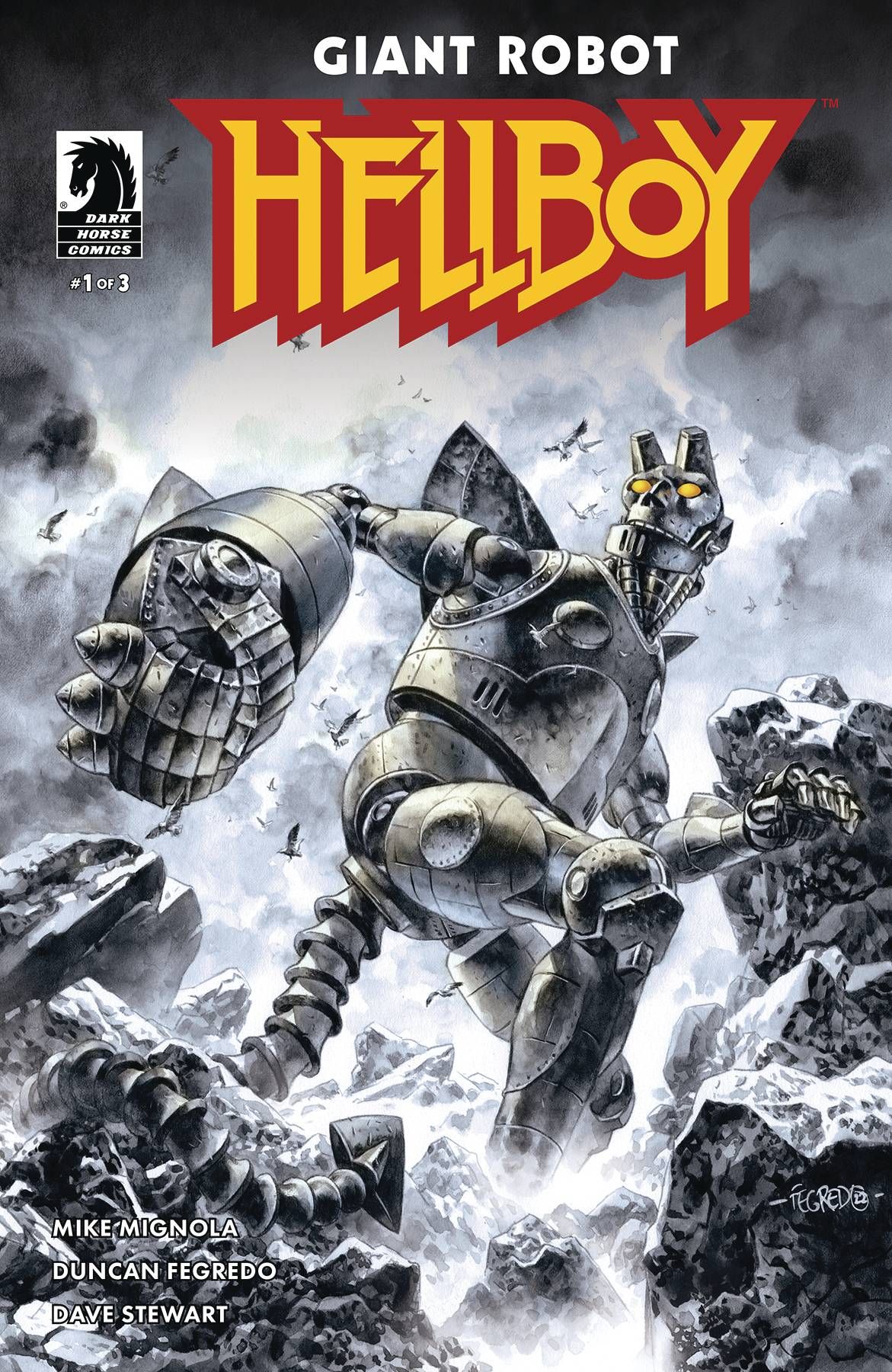 Giant Robot Hellboy #1 Comic